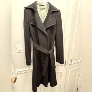 Sisley long wool jacket